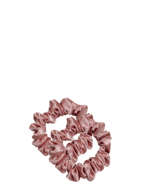 Set di due elastici in seta per i capelli Daydream Pink MIDI