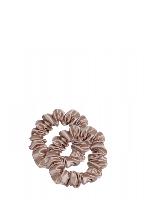 Set di due elastici in seta per i capelli Golden Sunlight MIDI